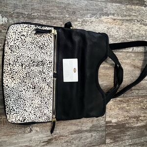 Fossil Brand Black and White Tote Bag